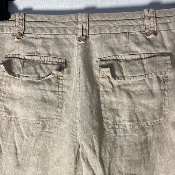 Joie Linen Cargo Crop Pants - Picture 8 of 13